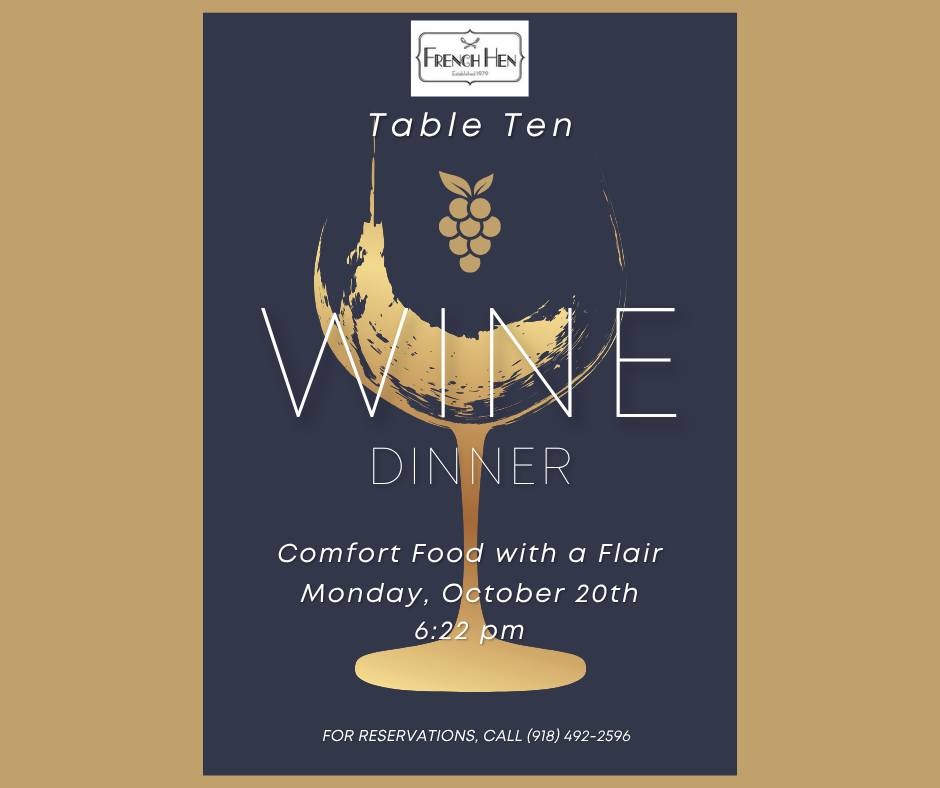 Table Ten Wine Dinner